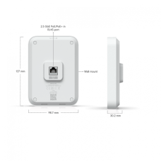 Ubiquiti WiFi 7 Wall-Mounted Access Point - U7-IW