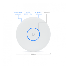 Ubiquiti Ceiling-Mounted 6-Stream WiFi 7 Access Point - U7-Pro-XG