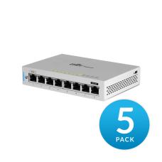 Ubiquiti US-8-5 8 (Gen1) 8-port Layer 2 PoE Switch - 5 Pack
